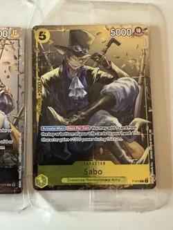 One Piece CCG Tin Promo Cards Set Sealed Luffy, Ace, And Sabo - Image 4