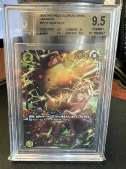 One Piece JP Zeus SP Nami Adventure On Kami's Island Op-15 Eb-04 BGS 9.5 - Image 1