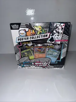 Pokemon TCG Black Bolt And White Flare Poster Collection Box - In Hand - Image 1