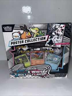 Pokemon TCG Black Bolt And White Flare Poster Collection Box - In Hand - Image 2