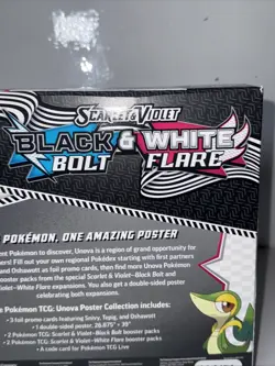 Pokemon TCG Black Bolt And White Flare Poster Collection Box - In Hand - Image 5