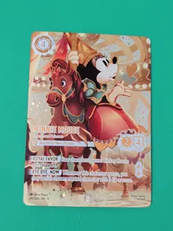 Disney Lorcana TCG Minnie Mouse Sweetheart Princess Iconic & Playmat Foil - Image 2