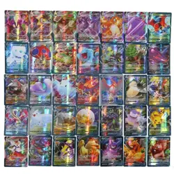 Pokemon Card Lot 60 Official TCG Cards Ultra Rare Included EX GX V MEGA + HOLOS - Image 3
