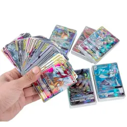 Pokemon Card Lot 60 Official TCG Cards Ultra Rare Included EX GX V MEGA + HOLOS - Image 5