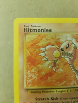 Hitmonlee 22/62 - Rare - Fossil SET - VINTAGE WOTC Pokemon Card - UNLIMITED - NM - Image 2