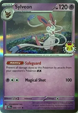 Sylveon 040/131 Holo R Miscellaneous Cards & Products Pokemon NM - Image 1