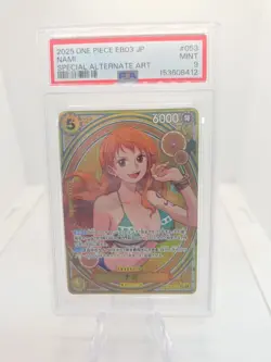 Nami EB03-053 SP SR Parallel ONE PIECE Card Heroines edition 2025 PSA 9 - Image 1