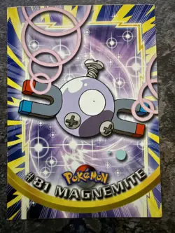 Pokemon Cards Magnemite #81 Topps Trading Cards Series 2 - Image 1