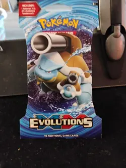 Pokemon TCG XY Evolutions x1 Sleeved English Booster Blister Pack New 10 Cards - Image 1
