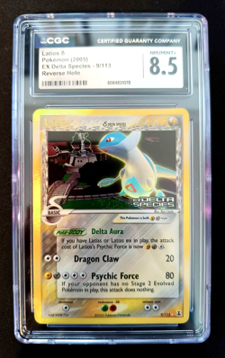 Pokemon Card - Latios Reverse Holo Delta Species CGC 8.5 - Image 1