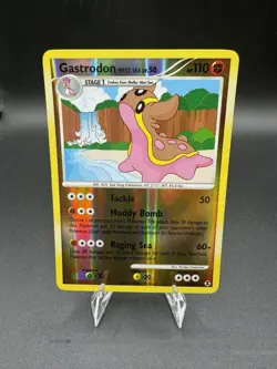 Gastrodon West Sea 22/111 Rising Rivals Reverse Holo Rare Pokemon Card LP - Image 1