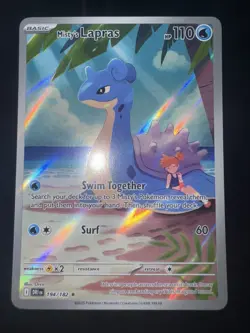 2025 Pokemon MISTY'S LAPRAS #194/182 Destined Rivals - Illustration Rare English - Image 1
