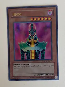 Yugioh - Jinzo - Ultra Rare LP - Free Holographic Card - Image 1