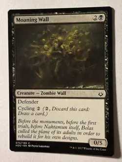 MTG Moaning Wall Hour of Devastation (HOU) Common Magic Card #072/199 - Image 1
