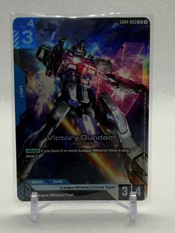 Victory Gundam (GD04-003) - Phantom Aria Legend Rare Holo Gundam Card Game - Image 1