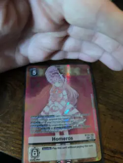 Digimon Card Game Homeros BT24-102 SEC Foil NM - Image 3