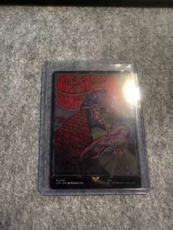 WITCH-KING OF ANGMAR BORDERLESS POSTER The Lord of the Rings MTG, Pack Fresh 736 - Image 1