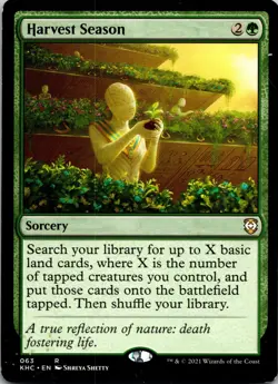 Harvest Season R Starter Commander Decks 188 NM - Image 1