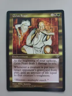MTG Grim Feast Mirage Regular Rare LP - Image 1