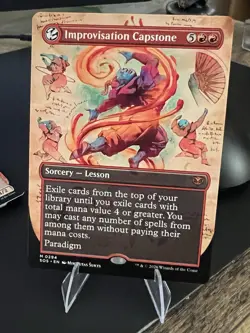 Improvisation Capstone (Borderless) Secrets of Strixhaven Regular NM - Image 1