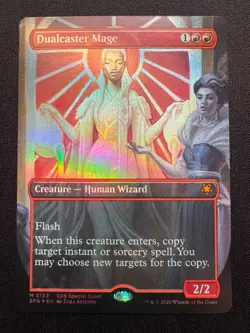 🌈 MTG Dualcaster Mage - FOIL - Borderless, NM-Mint, English Special Guests - Image 1