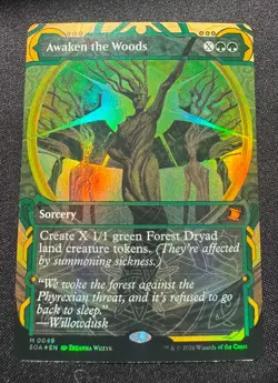 MTG Awaken the Woods M Secrets of Strixhaven: Mystical Archive 49 - FOIL NM - Image 1