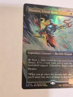 Thrasios, Triton Hero (Borderless) Special Guests Foil - Image 2