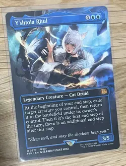 Y’shtola Rhul Borderless MTG Magic The Gathering Final Fantasy Cat Girl NON-FOIL - Image 1