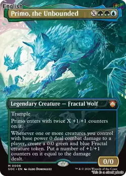 Primo, the Unbounded (Borderless) [SOC - 6] Foil - Image 1