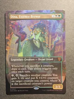 Dina, Essence Brewer Borderless Foil M Commander: Secrets of Strixhaven 0001 NM - Image 1