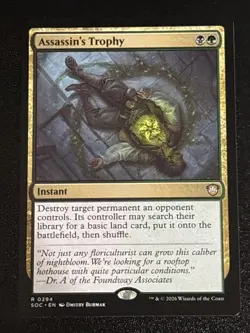 MTG Commander: Secrets of Strixhaven Assassin's Trophy 0294 NM Rare - Image 1
