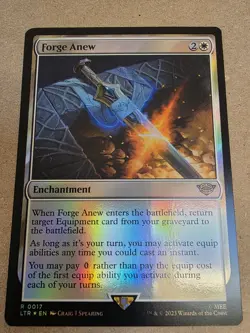 Forge Anew - Foil - Universes Beyond: the Lord of the Rings - Mtg - Image 1