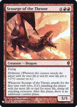 1 x Scourge of the Throne - Foil - Mystery Booster / The List - NM-Mint - MTG - Image 1