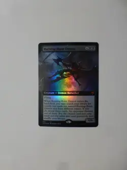 MtG Kaldheim Burning-Rune Demon NM EXTENDED ART FOIL $0.75 Flat Ship VCT124065 - Image 1