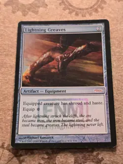 LP FNM DCI Promo Foil 0008 Lightning Greaves - Image 1
