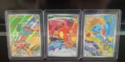 Pokemon TCG First Partner Illustration Collection Series 1 Kanto GEN 1 Starters - Image 1