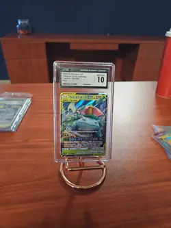 CGC 10 GEM MINT Celebi & Venusaur GX 001/095 Pokemon Japanese Tag Team - Image 1