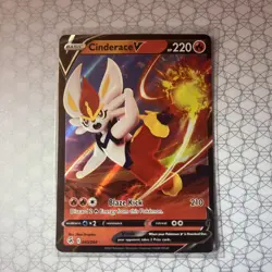 Pokemon 43/264 CINDERACE V Ultra Rare Fusion Strike Full Art NM - Image 1