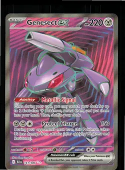 Genesect ex 161/086 Holo Ultra Rare Black Bolt Pokemon Near Mint - Image 1