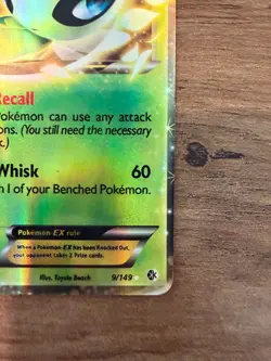 Pokemon TCG Celebi EX 9/149 Boundaries Crossed Holo Ultra Rare 110 HP 2012 - Image 2