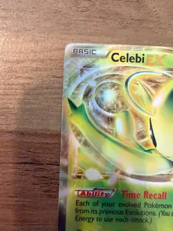 Pokemon TCG Celebi EX 9/149 Boundaries Crossed Holo Ultra Rare 110 HP 2012 - Image 4