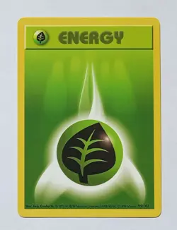 Pokemon - Grass Energy - Base Set Shadowless 99/102 - Common - NM - Image 1