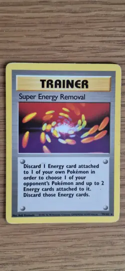 Pokemon Base Set Rare Trainer Bundle Super energy removal 79/102And More - Image 3