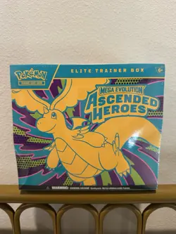 Pokemon TCG Ascended Heroes Elite Trainer Box ETB Factory Sealed Brand New Box - Image 1