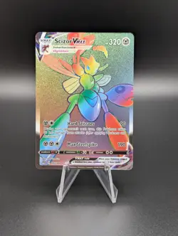 Pokemon TCG Darkness Ablaze Scizor VMAX Rainbow Rare 193/189 - Image 1