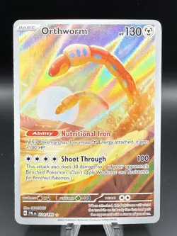 Pokemon TCG Orthworm 224/193 Holo Illustration Rare Paldea Evolved - Image 1