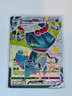 Pokemon TCG Dragapult VMAX Rainbow Ultra Rare SWSH097 Full Art - Image 1