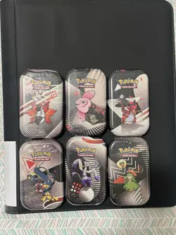 Sealed Pokemon TCG Black Bolt/White Flare Unova Mini Tin Set of 6 ✅IN HAND✅ - Image 2