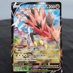 Pokemon TCG Galarian Zapdos V TG19/TG30 Astral Radiance Trainer Gallery NM - Image 1