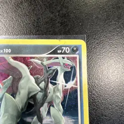 Pokemon TCG Arceus Arceus AR1/9 Holo Holo Rare Heavily Played Poor Condition - Image 4